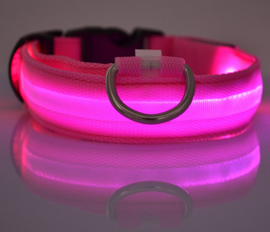 Petly - Nylon LED Hundehalsband